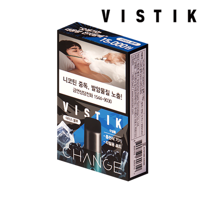VISTIK CHANGE 1300 - ICE BLUE デバイスセット (ニコチン 0.99%)