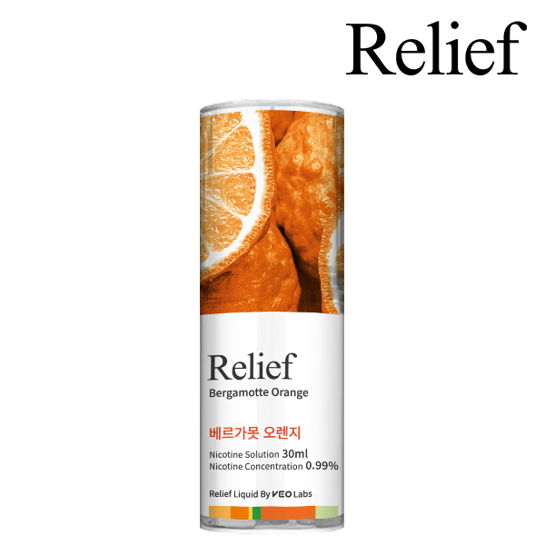 RELIEF - BERGAMOTTE ORANGE LIQUID 30ml (ニコチン 0.99%)